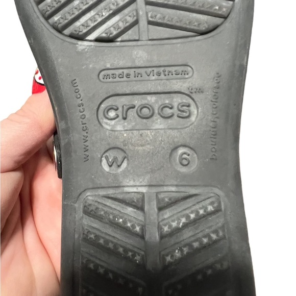 Crocs Black Flip Flop Style Size 6 Woman’s - Picture 5 of 5